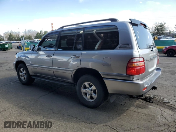 2002 Toyota Land Cruiser z VIN JTEHT05J522027452, wystawiony jako Copart lot #51141595 z przebiegiem 278 465 mil mil oraz Szkoda całkowita • Salvage title. Historia ofert i sprzedaży dostępna na DreamBid. Obrazek 2.