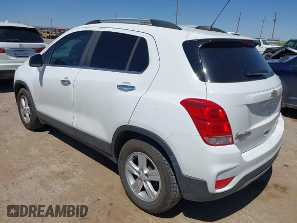 2020 Chevrolet Trax LT with VIN KL7CJLSB0LB070677, listed as a IAAI auction lot 42303980 with 95,043 mi miles and . Bid and sale history available at DreamBid. Image 3.
