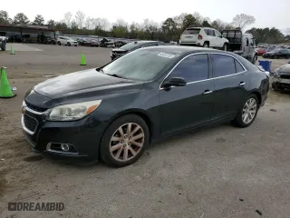 2015 Chevrolet Malibu LTZ with VIN 1G11F5SLXFF126078, listed as a Copart auction lot 49333735 with 166,363 mi miles and Salvage Title. Bid and sale history available at carsss.com. Image 1.