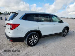2022 Honda Pilot EX-L with VIN 5FNYF6H59NB003105, listed as a Copart auction lot 62998185 with 50,238 mi miles and Clean title. Bid and sale history available at DreamBid. Image 3.
