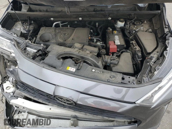 2020 Toyota RAV4 XLE with VIN 2T3W1RFV2LC045134, listed as a Copart auction lot 59635475 with 122,144 mi miles and Salvage title. Bid and sale history available at DreamBid. Image 12.