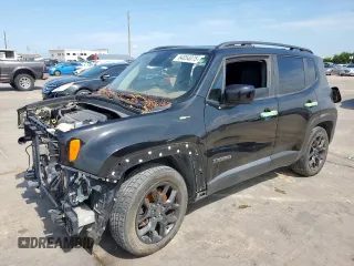 2018 Jeep Renegade Latitude z VIN ZACCJABB8JPH77245, wystawiony jako Copart lot #64054075 z przebiegiem Nie podano mil oraz Czysty tytuł • Clean title. Historia ofert i sprzedaży dostępna na DreamBid. Obrazek 1.