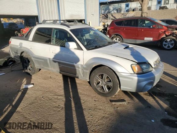 2005 Subaru Baja Turbo z VIN 4S4BT63C355101225, wystawiony jako Copart lot #41710535 z przebiegiem 201 697 mil mil oraz Szkody całkowita. Historia ofert i sprzedaży dostępna na DreamBid. Obrazek 4.