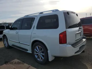 2009 Infiniti QX56 with VIN 5N3AA08C59N901495, listed as a Copart auction lot 78002924 with 127,879 mi miles and Salvage Title. Bid and sale history available at carsss.com. Image 2.