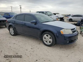 2013 Dodge Avenger SXT with VIN 1C3CDZCB5DN684057, listed as a Copart auction lot 44350765 with 194,667 mi miles and Salvage Title. Bid and sale history available at carsss.com. Image 4.