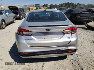 2018 Ford Fusion Hybrid Titanium with VIN 3FA6P0RU6JR155543, listed as a Copart auction lot 46081033 with 76,466 mi miles. Bid and sale history available at carsss.com. Image 6.