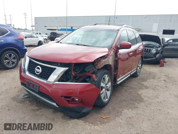 2014 Nissan Pathfinder SV with VIN 5N1AR2MN2EC615825, listed as a IAAI auction lot 41920321 with 167,506 mi miles. Bid and sale history available at carsss.com. Image 20.