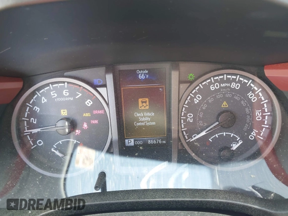 2017 Toyota Tacoma SR5 with VIN 5TFAZ5CN7HX033594, listed as a IAAI auction lot 41881117 with 86,676 mi miles and . Bid and sale history available at DreamBid. Image 7.