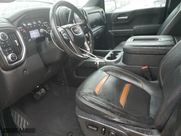 2019 GMC Sierra 1500 AT4 with VIN 3GTP9EEDXKG308417, listed as a Copart auction lot 51839645 with 76,897 mi miles and Salvage Title. Bid and sale history available at carsss.com. Image 7.