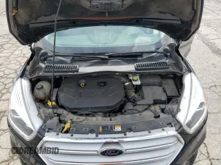 2018 Ford Escape Titanium with VIN 1FMCU0J92JUC84901, listed as a Copart auction lot 60428635 with 69,210 mi miles and Salvage title. Bid and sale history available at DreamBid. Image 12.