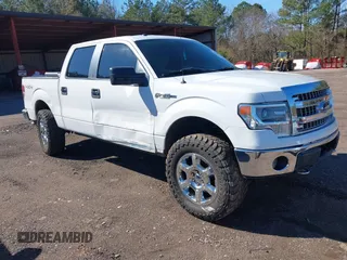 2014 Ford F-150 XL with VIN 1FTFW1EF9EFB42928, listed as a IAAI auction lot 41588979 with 154,192 mi miles. Bid and sale history available at carsss.com. Image 1.