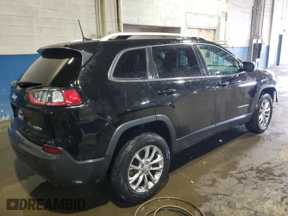 2021 Jeep Cherokee Latitude Lux z VIN 1C4PJMMXXMD240066, wystawiony jako Copart lot #88514725 z przebiegiem 19 713 mil mil oraz Szkoda całkowita • Salvage title. Historia ofert i sprzedaży dostępna na DreamBid. Obrazek 3.