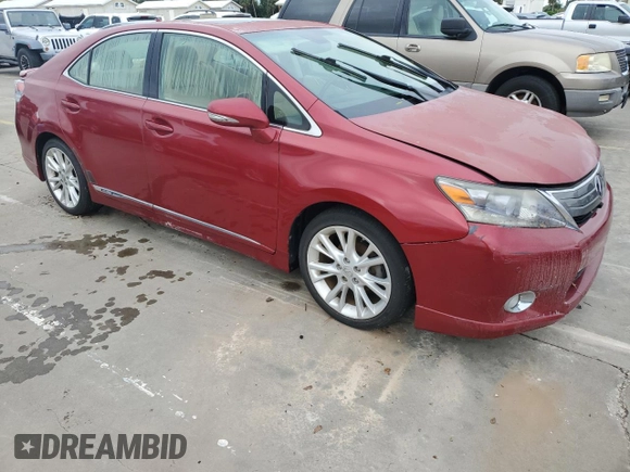 2011 Lexus HS 250h z VIN JTHBB1BA2B2047678, wystawiony jako Copart lot #74607724 z przebiegiem Nie podano mil oraz Nie do naprawy • Non repairable. Historia ofert i sprzedaży dostępna na DreamBid. Obrazek 4.