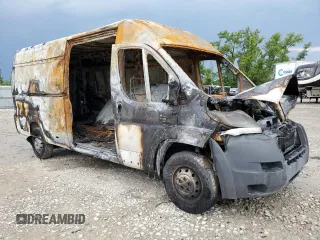 2018 Ram ProMaster Cargo with VIN 3C6URVJG3JE158834, listed as a Copart auction lot 65347754 with Not Provided miles and Salvage Title. Bid and sale history available at carsss.com. Image 4.