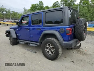 2019 Jeep Wrangler Unlimited Sport S with VIN 1C4HJXDG3KW556884, listed as a Copart auction lot 58174795 with Not provided miles and Salvage title. Bid and sale history available at DreamBid. Image 2.