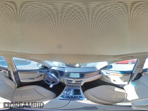 2019 Genesis G80 3.8L with VIN KMHGN4JE6KU288907, listed as a Copart auction lot 76422094 with 60,735 mi miles and Salvage Title. Bid and sale history available at carsss.com. Image 13.