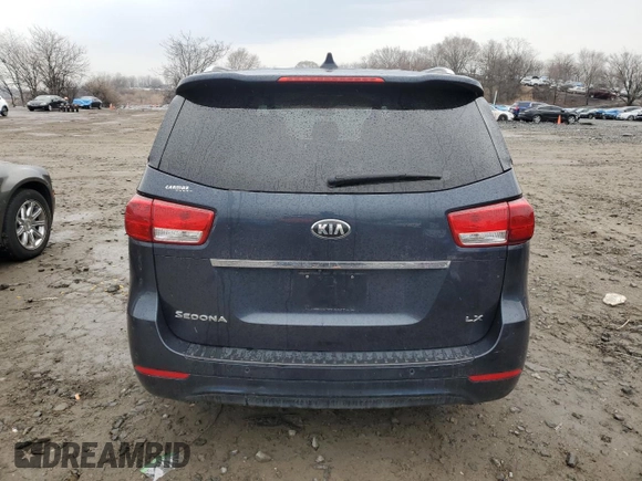 2016 Kia Sedona LX with VIN KNDMB5C13G6129452, listed as a Copart auction lot 46335475 with 118,617 mi miles and Salvage Title. Bid and sale history available at DreamBid. Image 6.