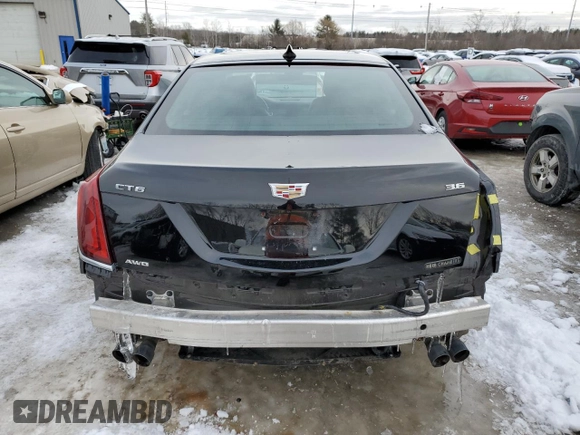 2018 Cadillac CT6 AWD z VIN 1G6KB5RS0JU153396, wystawiony jako Copart lot #45703565 z przebiegiem Nie podano mil oraz Szkoda całkowita • Salvage title. Historia ofert i sprzedaży dostępna na DreamBid. Obrazek 6.