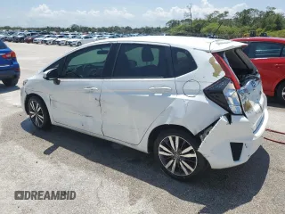 2015 Honda Fit EX-L with VIN 3HGGK5H82FM746358, listed as a Copart auction lot 47295065 with 70,080 mi miles and Salvage title. Bid and sale history available at DreamBid. Image 2.