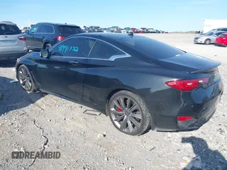 2022 Infiniti Q60 Red Sport 400 with VIN JN1FV7LK0NM660799, listed as a IAAI auction lot 41991772 with 26,997 mi miles and . Bid and sale history available at DreamBid. Image 3.