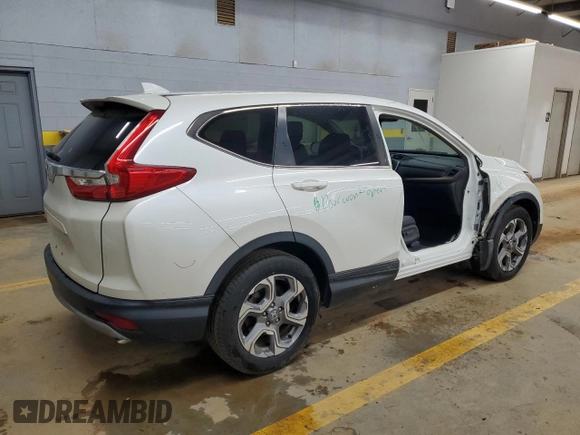 2017 Honda CR-V EX-L with VIN 2HKRW1H87HH507479, listed as a Copart auction lot 53059875 with 101,358 mi miles and Salvage Title. Bid and sale history available at carsss.com. Image 3.