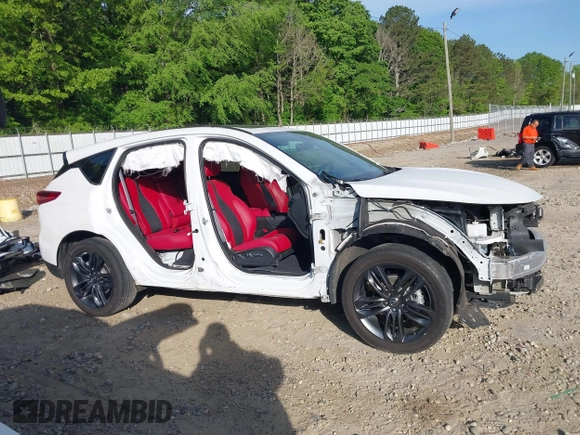 2022 Acura RDX w/A-Spec Package with VIN 5J8TC1H61NL001314, listed as a IAAI auction lot 42080437 with 34,464 mi miles and . Bid and sale history available at DreamBid. Image 14.