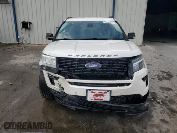 2018 Ford Explorer Sport with VIN 1FM5K8GT2JGB78916, listed as a Copart auction lot 59414335 with 121,842 mi miles and Salvage title. Bid and sale history available at DreamBid. Image 5.