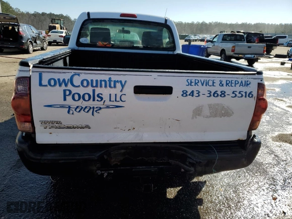 2007 Toyota Tacoma with VIN 5TENX22N27Z398022, listed as a Copart auction lot 89304425 with 332,576 mi miles and Salvage Title. Bid and sale history available at carsss.com. Image 6.