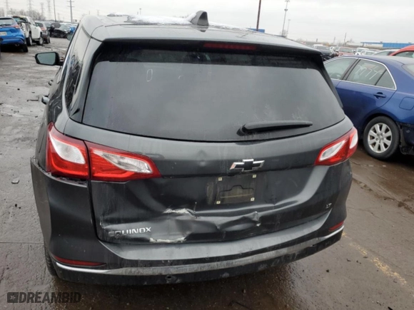 2021 Chevrolet Equinox LT with VIN 3GNAXKEV3ML380161, listed as a Copart auction lot 86298544 with 53,348 mi miles and Salvage Title. Bid and sale history available at carsss.com. Image 6.