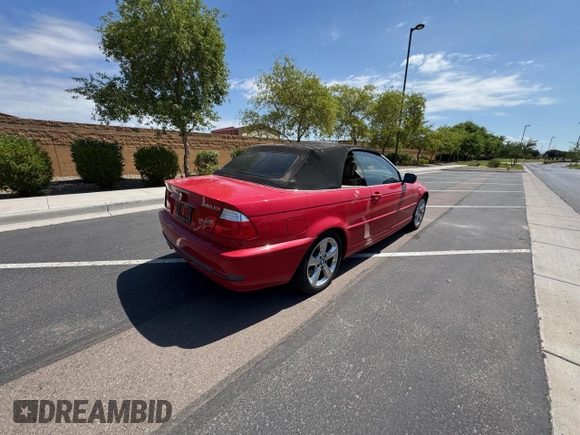 2005 BMW 3 Series 330Ci with VIN WBABW53435PL53055, listed as a Copart auction lot 65653465 with 112,923 mi miles and Clean title. Bid and sale history available at DreamBid. Image 4.