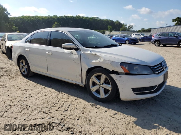 2013 Volkswagen Passat SE with VIN 1VWBP7A34DC008268, listed as a Copart auction lot 63002035 with 180,787 mi miles and Salvage title. Bid and sale history available at DreamBid. Image 4.