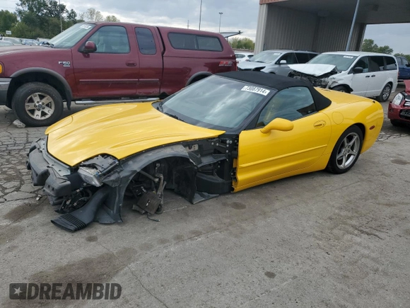 2001 Chevrolet Corvette with VIN 1G1YY32G815115286, listed as a Copart auction lot 73087914 with 83,021 mi miles and Salvage Title. Bid and sale history available at carsss.com. Image 1.