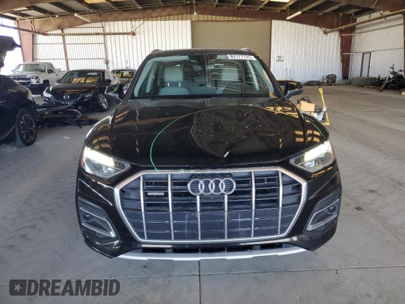 2021 Audi Q5 Premium Plus with VIN WA1BAAFY6M2071930, listed as a Copart auction lot 62777725 with 59,879 mi miles and Salvage title. Bid and sale history available at DreamBid. Image 5.