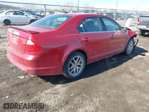 2012 Ford Fusion SEL with VIN 3FAHP0JA1CR255532, listed as a IAAI auction lot 41654965 with 171,036 mi miles. Bid and sale history available at carsss.com. Image 4.