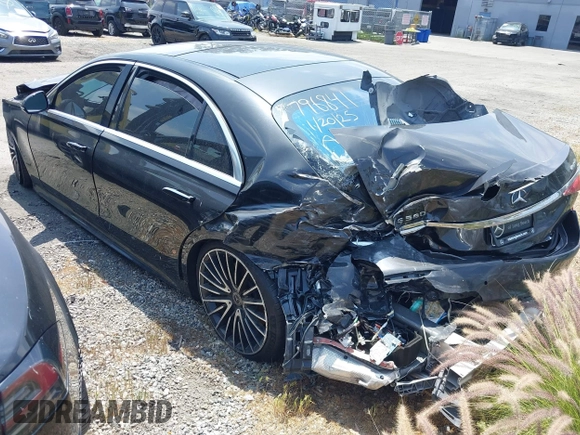 2021 Mercedes-Benz S 580 with VIN W1K6G7GB7MA057744, listed as a IAAI auction lot 41489408 with Not Provided miles and . Bid and sale history available at DreamBid. Image 3.