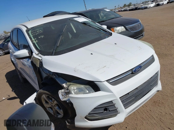 2015 Ford Escape SE with VIN 1FMCU0G7XFUA52818, listed as a IAAI auction lot 41679303 with 127,098 mi miles. Bid and sale history available at carsss.com. Image 1.