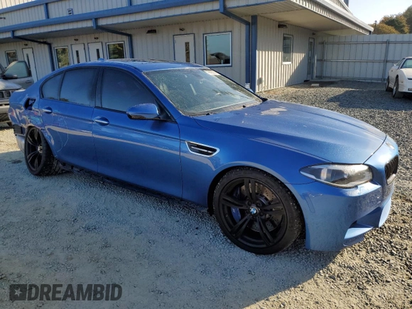 2016 BMW M5 with VIN WBSFV9C53GG343466, listed as a Copart auction lot 76460794 with 66,351 mi miles and Salvage Title. Bid and sale history available at carsss.com. Image 4.