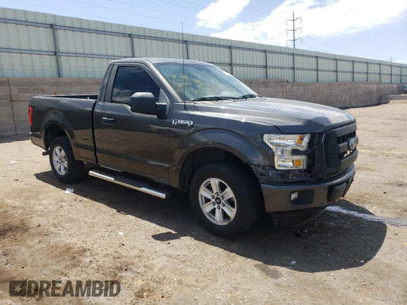 2016 Ford F-150 XL with VIN 1FTMF1C87GFA30501, listed as a Copart auction lot 60469575 with 109,017 mi miles and Salvage title. Bid and sale history available at DreamBid. Image 4.