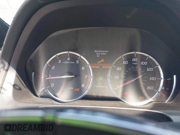 2018 Acura TLX w/A-SPEC Pkg with VIN 19UUB3F63JA001911, listed as a IAAI auction lot 42167622 with 114,845 mi miles and . Bid and sale history available at DreamBid. Image 7.