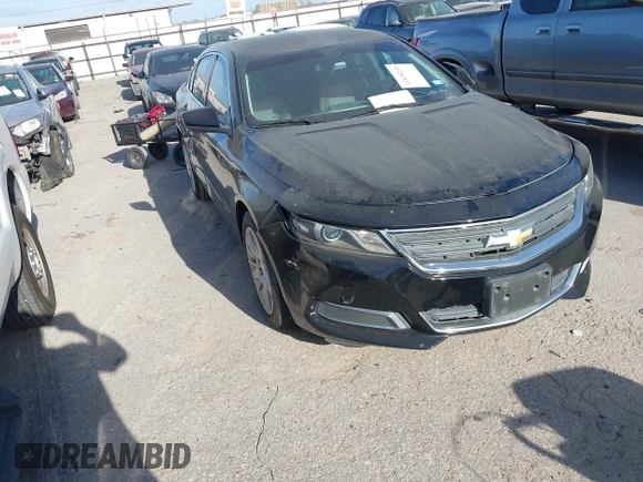 2017 Chevrolet Impala LS with VIN 1G11Z5SA9HU134077, listed as a IAAI auction lot 41818249 with 121,733 mi miles and . Bid and sale history available at DreamBid. Image 1.