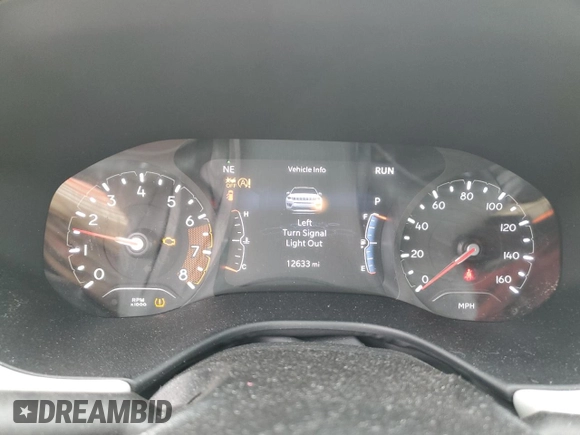 2022 Jeep Compass High Altitude with VIN 3C4NJDCB3NT228513, listed as a Copart auction lot 49411595 with 12,633 mi miles and Salvage Title. Bid and sale history available at carsss.com. Image 9.