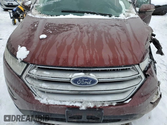 2016 Ford Edge SEL with VIN 2FMPK3J98GBB63118, listed as a Copart auction lot 85703334 with 0 mi miles and Salvage Title. Bid and sale history available at carsss.com. Image 12.