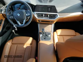 2020 BMW 3 Series 330i with VIN WBA5R1C01LFH42423, listed as a Copart auction lot 54194495 with 50,688 mi miles and Salvage Title. Bid and sale history available at carsss.com. Image 8.