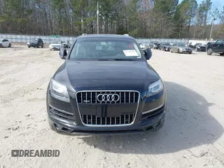2013 Audi Q7 3.0T Premium Plus with VIN WA1LGAFE1DD002592, listed as a IAAI auction lot 41710303 with 160,696 mi miles. Bid and sale history available at carsss.com. Image 6.