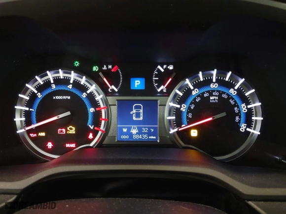 2017 Toyota 4Runner SR5 with VIN JTEBU5JR1H5454808, listed as a IAAI auction lot 41504426 with 88,435 mi miles. Bid and sale history available at carsss.com. Image 7.