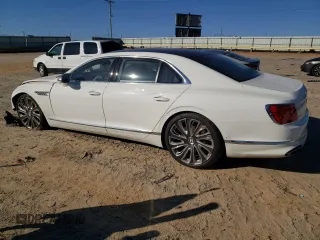 2023 Bentley Flying Spur W12 with VIN SCBBB6ZG8PC010034, listed as a Copart auction lot 46667145 with 21,437 mi miles and Salvage Title. Bid and sale history available at DreamBid. Image 2.
