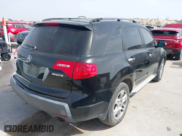 2007 Acura MDX with VIN 2HNYD28247H516905, listed as a IAAI auction lot 41655271 with 216,416 mi miles. Bid and sale history available at carsss.com. Image 4.