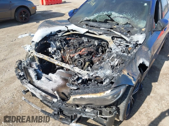 2019 BMW 3 Series 330i with VIN WBA5R1C58KAK07271, listed as a IAAI auction lot 41941194 with Not provided miles and . Bid and sale history available at DreamBid. Image 6.