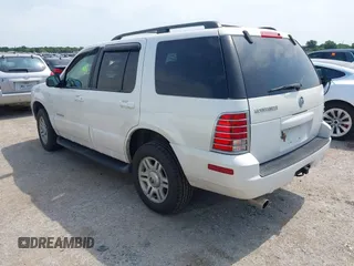 2002 Mercury Mountaineer with VIN 4M2DU66K22ZJ39167, listed as a IAAI auction lot 42507519 with 263,659 mi miles and . Bid and sale history available at DreamBid. Image 3.