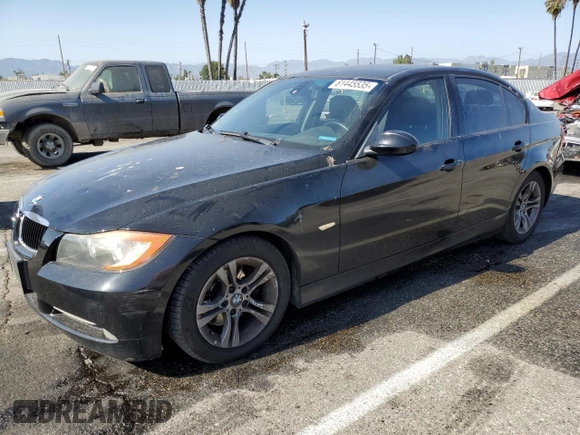 2008 BMW 3 Series 328i with VIN WBAVC535X8FZ86242, listed as a Copart auction lot 61445535 with 171,359 mi miles and Clean title. Bid and sale history available at DreamBid. Image 1.